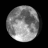 Waning Gibbous, Moon age: 19 days, 1 hours, 8 minutes, 86%