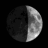 Waxing Crescent, Moon age: 5 days, 17 hours, 7 minutes, 38%