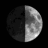 First Quarter, Moon age: 6 days, 17 hours, 1 minutes, 49%