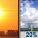 Saturday: Partly Sunny then Slight Chance Showers And Thunderstorms